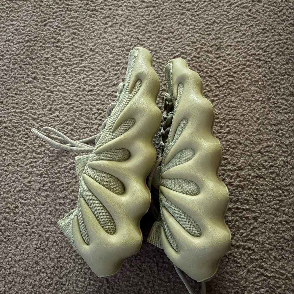 Yeezy Gray Sculptural Foam Sneakers